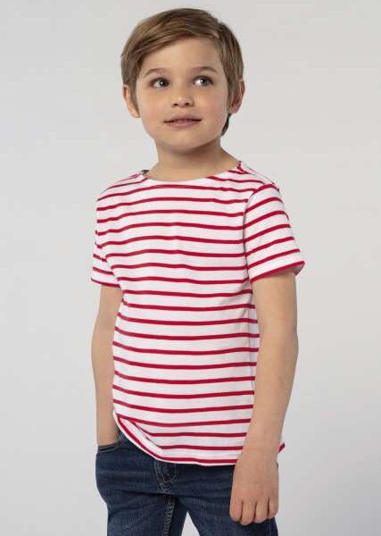 SOL'S MILES KIDS' - majica s okruglim vratom s prugama