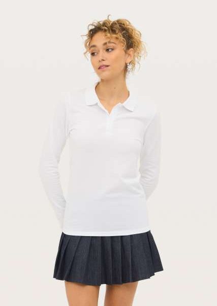 SOL'S PERFECT LSL WOMEN - Polo majica od pikea s dugim rukavima