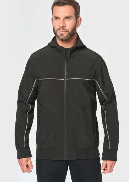 Unisex jakna od troslojna dvobojne Bionic softshell materijala
